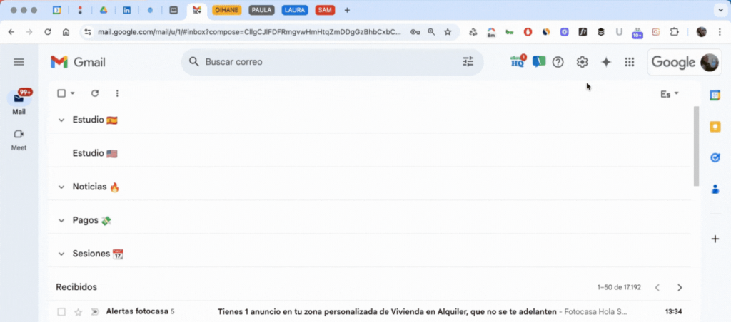 Organiza tus correos de Gmail en carpetas 2 image 5